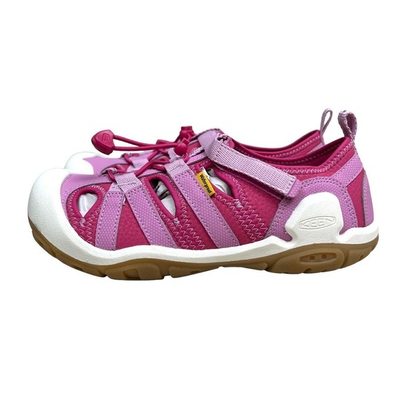Keen Knotch Creek Sandal Quick Dry Bumper Toe Magenta Lilac Chiffon Girls Size 4 - Picture 3 of 7